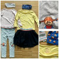 P.Langstrumpf Set 98/104❣️Shirts,Leggings,Rock,H&M❣️ Hamburg-Nord - Hamburg Winterhude Vorschau