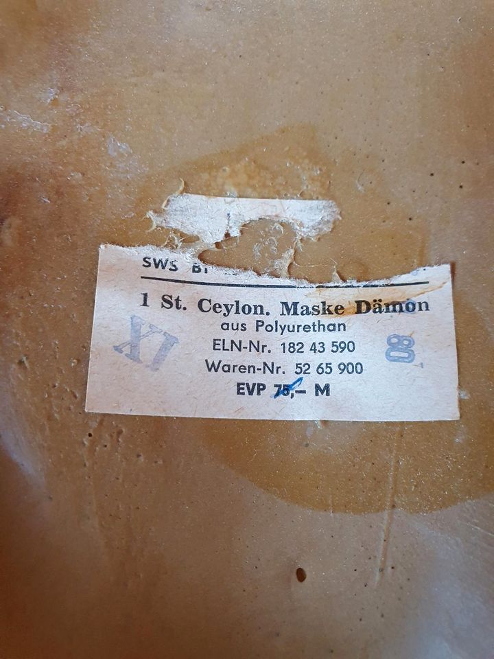Ceylon Maske Dämon in Bad Friedrichshall
