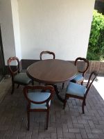 Nussbaum Esstisch mit 5 Stühlen aus 19 Jhd. Antiquität Nordrhein-Westfalen - Olpe Vorschau