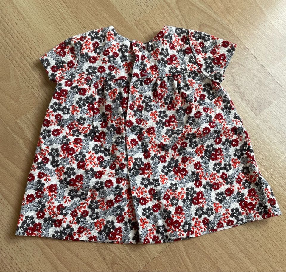 Zara Set Kleid Tunika Bloomer Blumenprint neuwertig in Niedernberg
