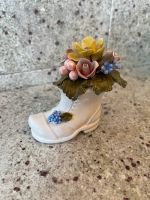 Vintage alt Porzellan Schuh Vaga Rotterdam Blumen 3D Nordrhein-Westfalen - Marl Vorschau