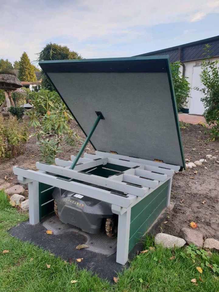 ✅ Garage Carport für Mähroboter Husqvarna Gardena Bosch uvm. in Alveslohe