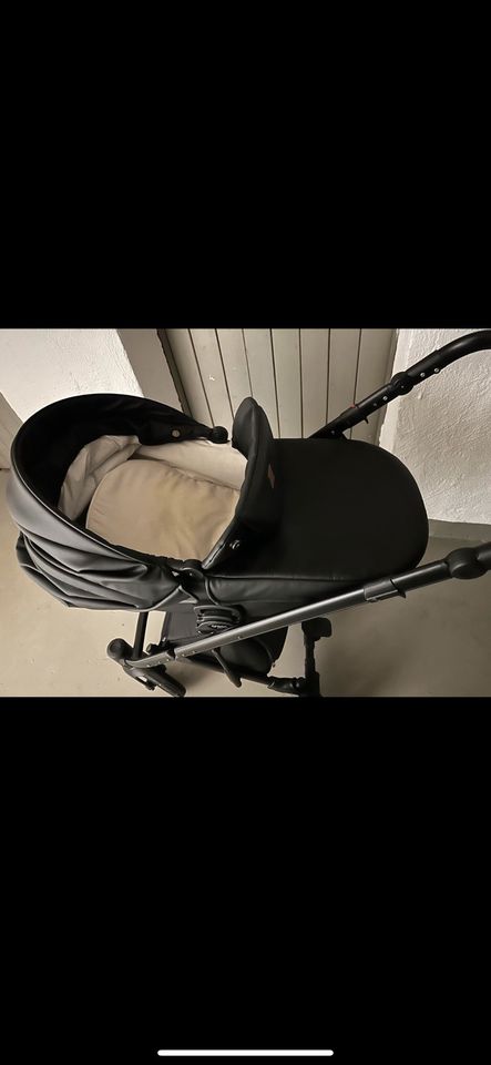 Anex Kinderwagen buggy Leder schwarz neuwertig in Köln