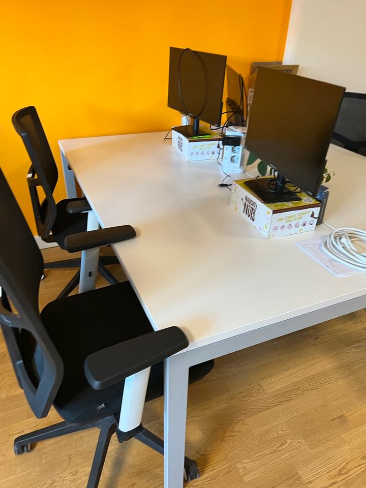 Doopelschreibtisch coworking Schreibtisch Inwerk (7xvorhanden) in Mönchengladbach