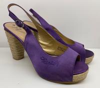 Replay Highheels Sandalen Plateau Gr. 41 Satin Leder lila Eimsbüttel - Hamburg Eimsbüttel (Stadtteil) Vorschau