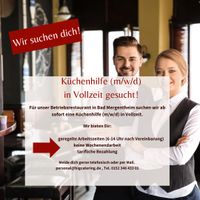 Küchenhilfe (m/w/d) Vollzeit gesucht! Baden-Württemberg - Bad Mergentheim Vorschau