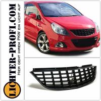 Sport Kühlergrill ohne Emblem schwarz für Opel Corsa D Bj. 06-10 Hessen - Calden Vorschau