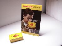 Glasaufsteller und Blechdose für Bristol Tabak Werbung Original Niedersachsen - Holle Vorschau