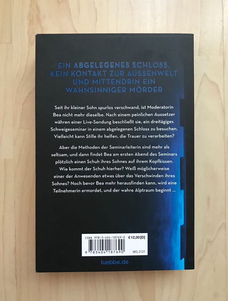 Ben Escher "72 Stunden - Fürchte die Stille" Thriller Taschenbuch in Königsbrunn