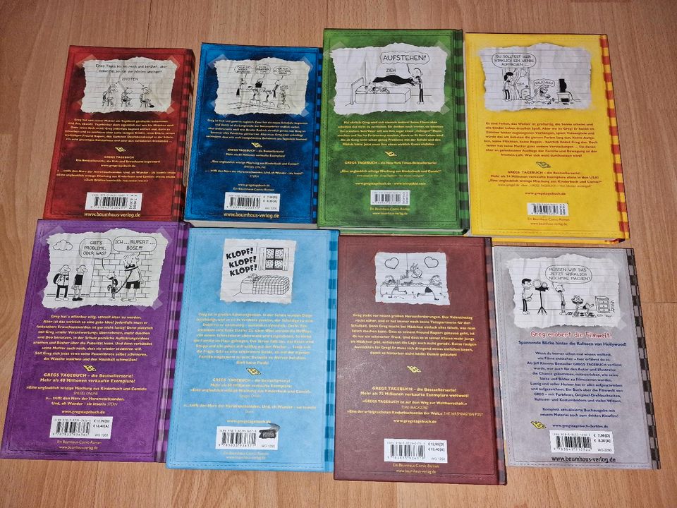 Jeff Kinney - Gregs Tagebuch 1-7 + Zusatzbuch "Filmtagebuch" in Oberhausen