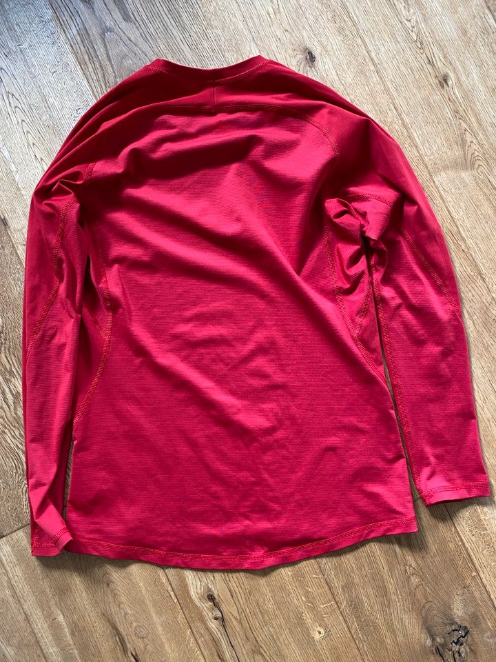 Adidas Techfit Compression Herren Thermo Oberteil Longsleeve rot in Emmelshausen