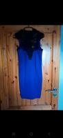 Kleid Dunkelblau royalblau schwarze Spitze Gr. S Amisu Rückenauss Brandenburg - Finsterwalde Vorschau