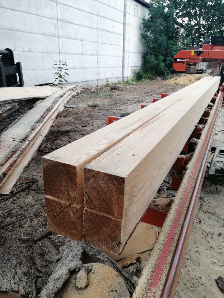 Mobiles Sägewerk - Dienstleistung für Bauholz in Tauche