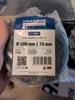 Crassus Gummiadapter GCS 100 | 75, Rohradapter 100mm auf 75mm Bayern - Hohenpeißenberg Vorschau