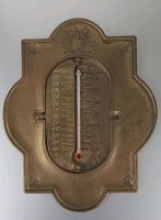 Antike Wetterstation Barometer Messing-Punze S.M Essen - Stoppenberg Vorschau