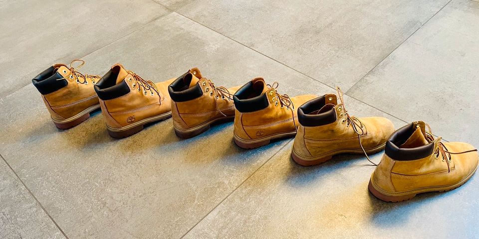 Guter Zustand Timberland Boots yellow - Drillinge in Hannover