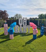 LED Buchstaben Oh Baby Genderreveal Babyshower Babyparty Deko Baden-Württemberg - Waghäusel Vorschau