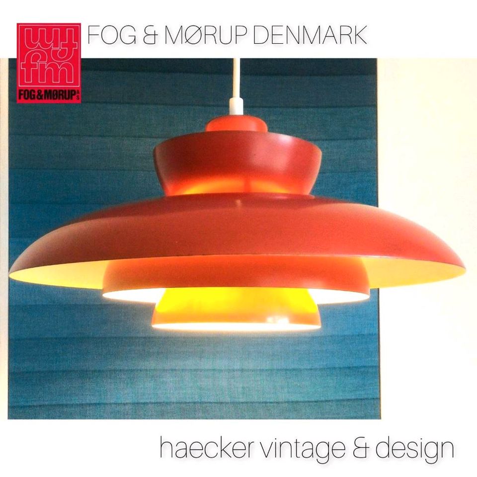 Lampe danish design zu Fog & Mørup poulsen retro mid century 70er in München