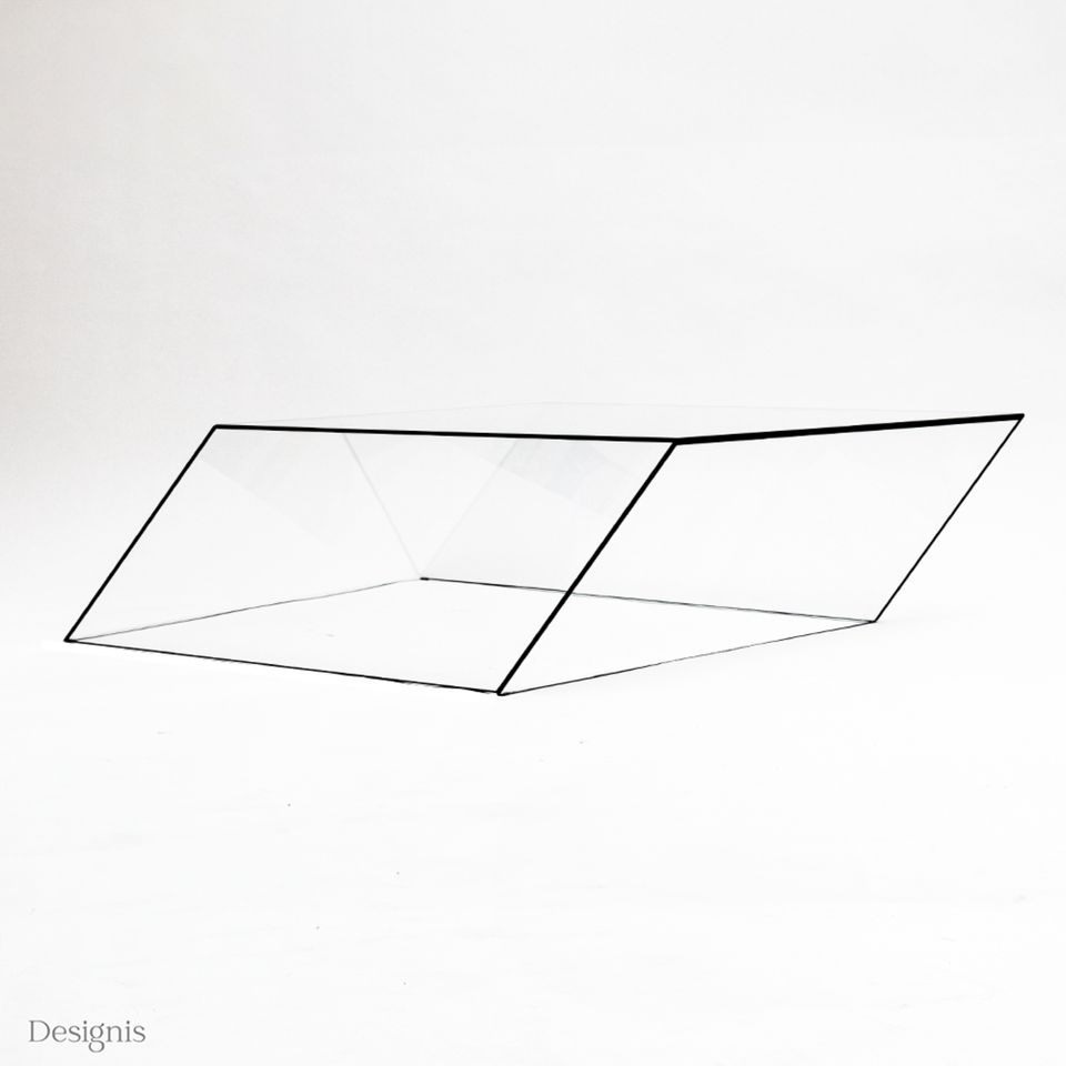 Glas Italia Wireframe Couchtisch, Piero Lissoni, Schwarz, 975€* in Brühl