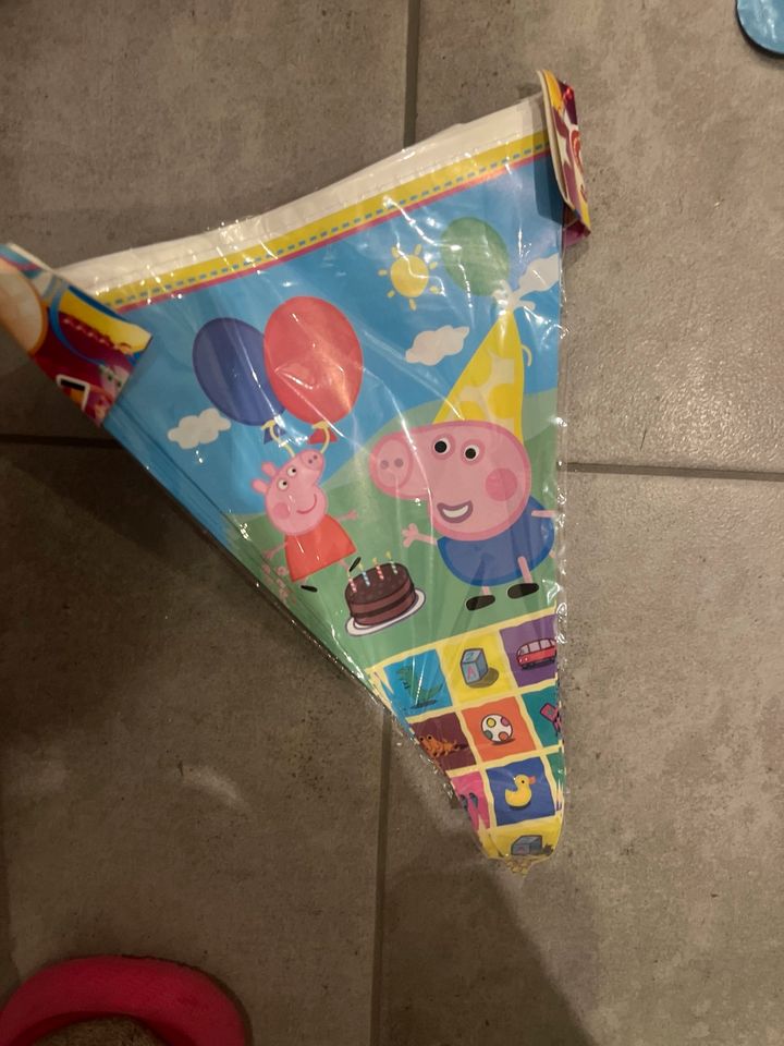 Peppa Wutz Schorsch Deko Geburtstag Ballons Heliumballons in Duisburg