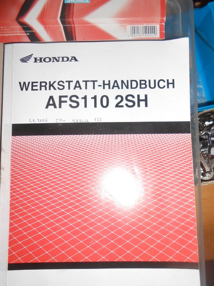 Honda Wave  AFS 110 2 SH, Werkstatt Handbuch in Rodenbek