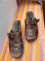 Lederpantoletten - Clogs - Gr. 41 Baden-Württemberg - Rottenburg am Neckar Vorschau