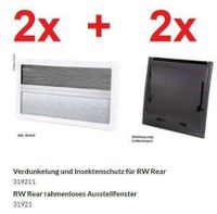 Carbest 2x RW Rear Ausstellfenster Fenster Heck Fiat Ducato Rollo Münster (Westfalen) - Mauritz Vorschau