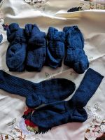 Blaue  handgestrickte Arbeits Socken Baden-Württemberg - Villingen-Schwenningen Vorschau