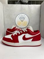 ✅Nike Jordan 1 Low GS Gym Red White (Rot/Weiß) 38 / 5,5Y Sneaker Sachsen - Treuen Vorschau