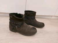 Leder boots Stiefel Stiefeletten grau 36 Hessen - Fulda Vorschau