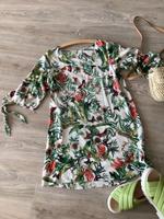 Sommerkleid Strandkleid Gr. 38 Grün Floral Tunika Bochum - Bochum-Ost Vorschau