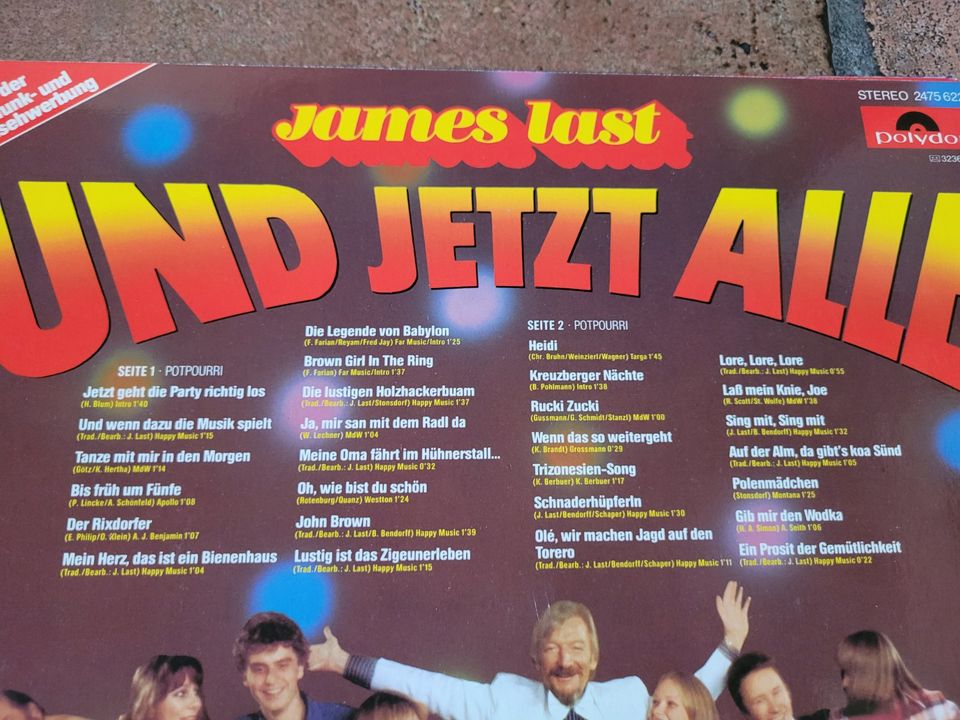 8 LP Schallplatten Tanzmusik mit James Last in Wedemark