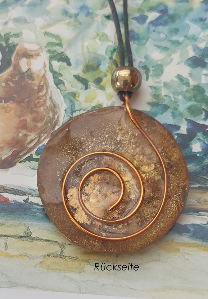ORGONIT♥️ Orgon Prana- Energie Amulett mit Spirale 35mm in Groß-Gerau