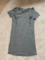 Esprit EDC S | Kleid langes T-Shirt grau Rüschen Hessen - Hainburg Vorschau