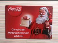 Blechschild Coca Cola Weihnachtsmann Blech Schild Sammeln Weihnac Saarland - Nalbach Vorschau