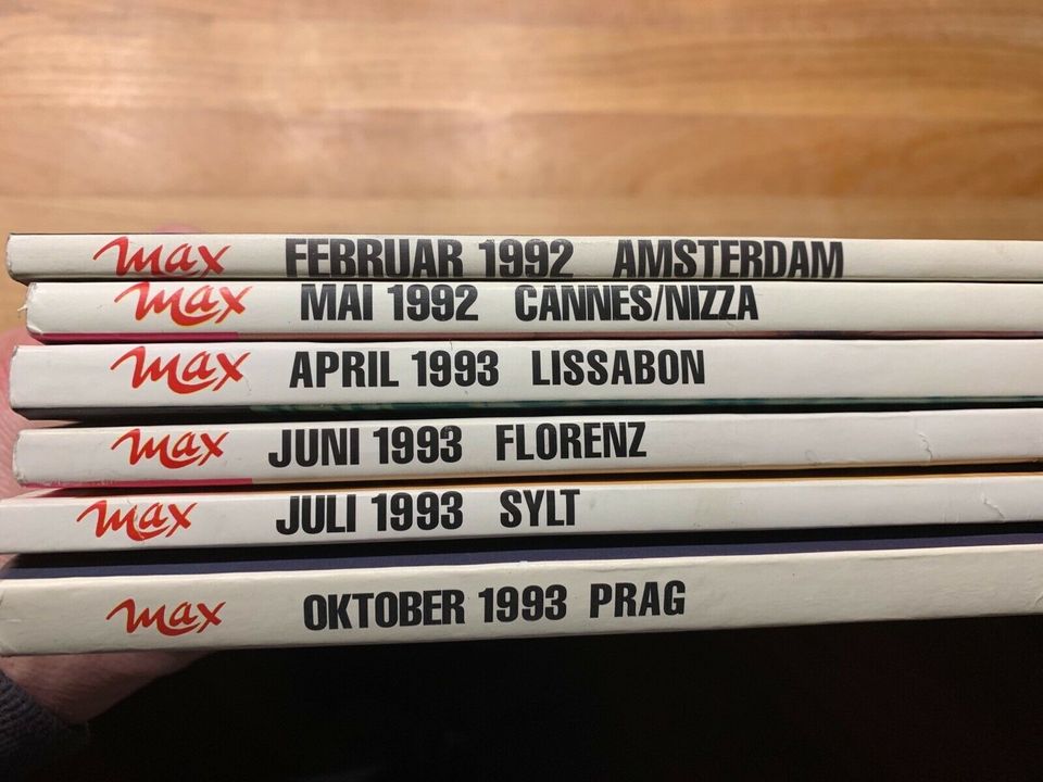 Alte MAX Zeitschriften 1992 & 1993 in München