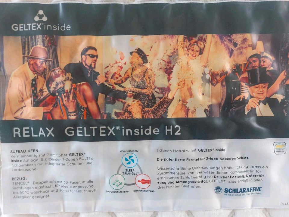 Schlaraffia Geltex Relax Matratze H2 90x200cm in Sulzbach-Rosenberg