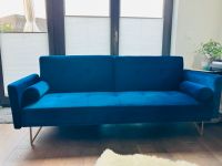 Vintage Designer Sofa Samt Schlaffunktion Saphirblau (wie neu) Berlin - Lichtenberg Vorschau