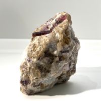 Seltener Roter Turmalin (Rubellit) in Quarz, Mineralien Bayern - Gemünden a. Main Vorschau