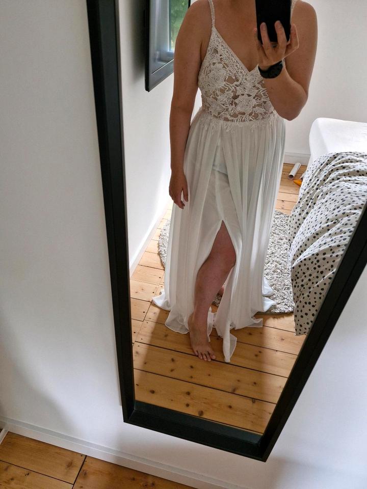 IamYours IAY Brautkleid by Weise A-Linie Spitze Gr. 42 NEU in Hamburg