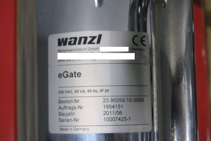 Kundenführung Eingang-Ausgang Anlage Wanzl Elektro-Gate 38218 in Dinslaken