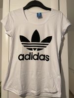 Damen T-Shirt XL Adidas weiß mit Logo in schwarz Niedersachsen - Achim Vorschau