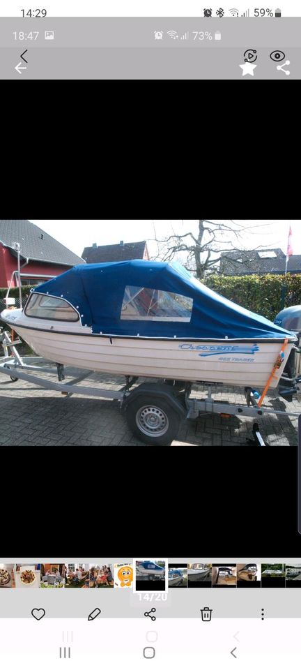 465 Crescent,  Angelboot ,konsolenboot, Motorboot in Bordesholm