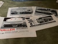 4 alte Anzeigen HALLER LKW Bau mit Mercedes kubische Kabine München - Trudering-Riem Vorschau