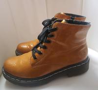 RIEKER BOOTS STIEFELETTEN  LACK GOLD GR.40 WARMFUTTER Rheinland-Pfalz - Andernach Vorschau