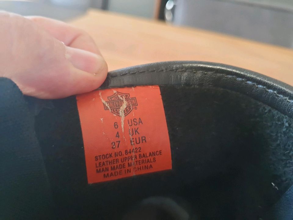 Harley Davidson Leder Stiefel Damen Größe 37 in Bannberscheid