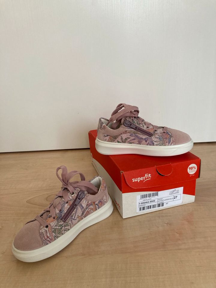 NEUE Mädchenschuhe Sneakers von Superfit hell rosa Gr. 27 in Achern