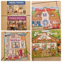 5 x Stickerbücher (Happy Horses / Fanny Farm / Sweet Home) Nordrhein-Westfalen - Wenden Vorschau