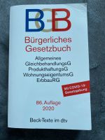 BGB Bürgerliches Gesetzbuch 86. Auflage 2020 Niedersachsen - Emsbüren Vorschau