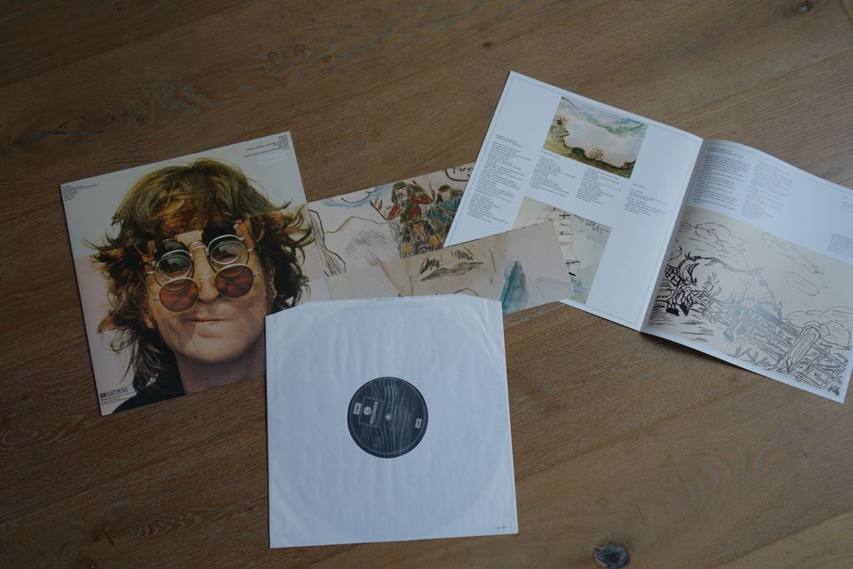 John Lennon Walls and Bridges EMI Electrola 1974 Multi Fold Cover in Jena